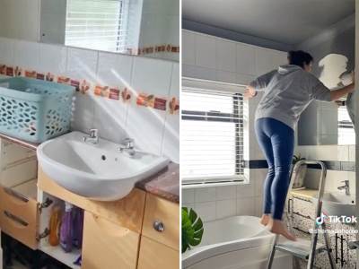  Žena renovirala kupatilo za 30 evra 