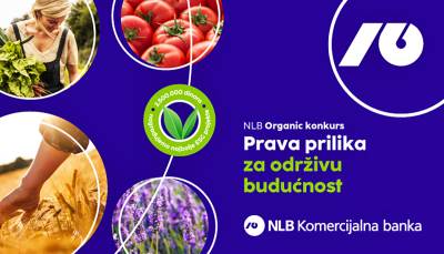  Otvoren 12. NLB Organic konkurs: Fond od 2.500.000 dinara za najbolje održive ideje 