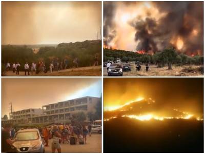  Hitna evakuacija turista sa Rodosa zbog požara  