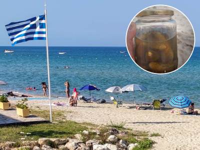  Srbin pokazao šta jede na plaži u Grčkoj 