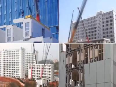  Kineska kompanija izgradila zgradu od 10 spratova za 28 sati 