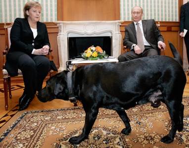  Angela Merkel Vladimir Putin pas na sastanku 