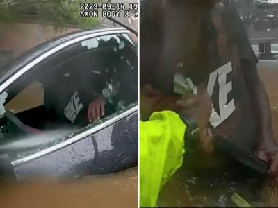  Policajac spasio muškarca iz poplave 