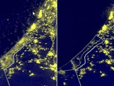  Satelitske slike Gaze pre i tokom sukoba sa Izraelom 