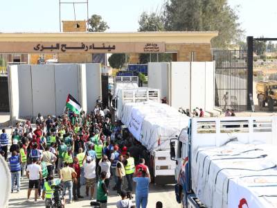  Prvi konvoj pomoći ušao u Gazu preko prelaza Rafah 