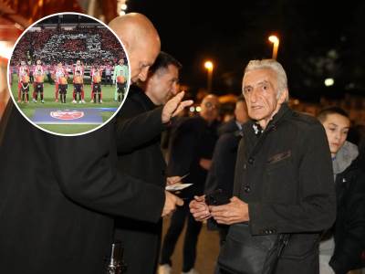  Mirko Kodić na fudbalskoj utakmici nakon smrti sina 