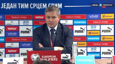  Selektor Dragan Stojković Piksi konferencija o Evropskom prvenstvu i Svetskom prvenstvu u Kataru 