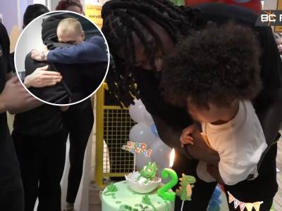  Matijas Lesor sa košarkašima Partizana slavio rođendan sina u Beogradu 