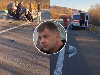  Ivan Marinković objavio snimak nesreće na auto putu 