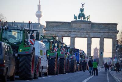  Protest poljoprivrednika u Nemačkoj Berlin 