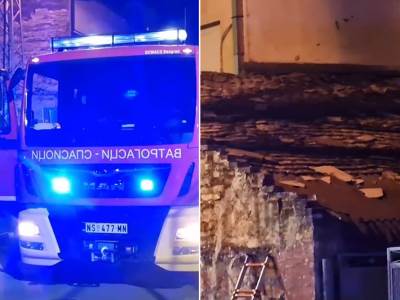  Novi Sad: Izgoreo krov napuštene kuće kod Osnovne škole Ivan Gundulić na Podbari 
