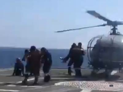  Snimak spasavanja posade posle napada Huta 