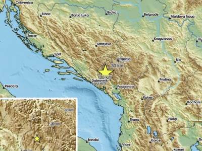  Zemljotres u Crnoj Gori od 5,3 po Rihteru 
