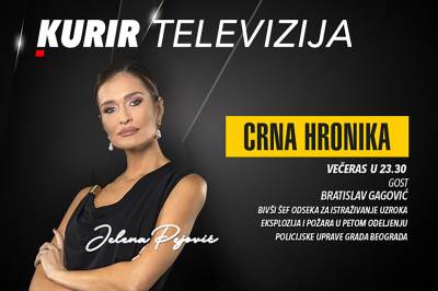  GOST CRNE HRONIKE BRATISLAV GAGOVIĆ: Ne propustite još jednu ekskluzivnu ispovest večeras od 23.30 samo na Kurir televiz 