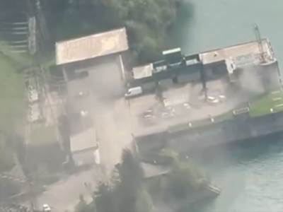  Snimak eksplozije hidroelektrane u Italiji 