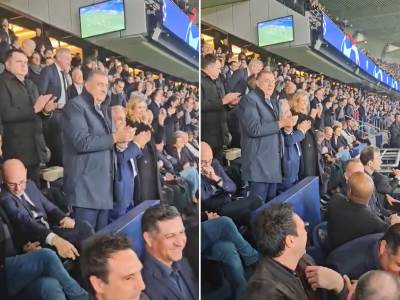  Milorad Dodik počasni gost na utakmici Lige šampiona 