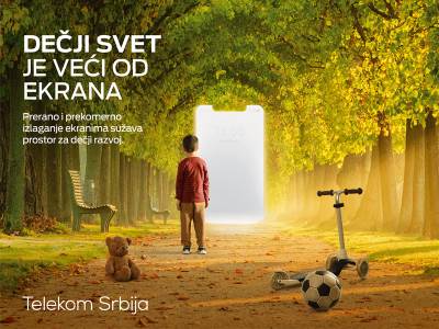  Telekom Srbija pokreće projekat „Dečji svet je veći od ekrana“ 
