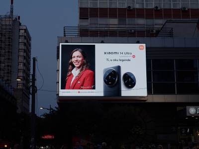  Objektiv Xiaomi 14 Ultra telefona oduševljava i na bilbordima: Kampanja ,,Ti, u oku legende” 