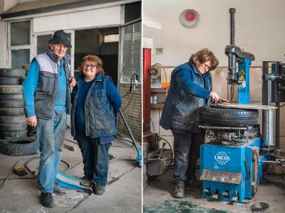  Jagoda radi kao vulkanizer u Borči već 40 godina tema 