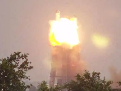  SpaceX Raptor motor eksplozija požar 
