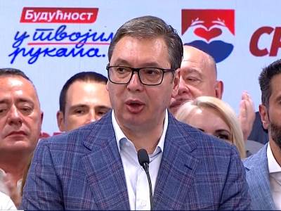  Aleksandar Vučić se obraća javnosti nakon izbora 