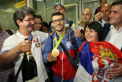  Davor Štefanek u Beogradu o zlatnoj medalji u Rio de Žaneiru 