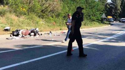  Saobraćajna nesreća Raška - Povređen motociklista - Udario u kamion 