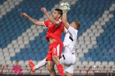  Aleksandar Mitrović dva gola na meču Srbija - Litvanija 4:1 