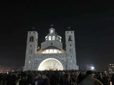  Crna Gora sukobi zbog crkve SPC Podgorica moleban 