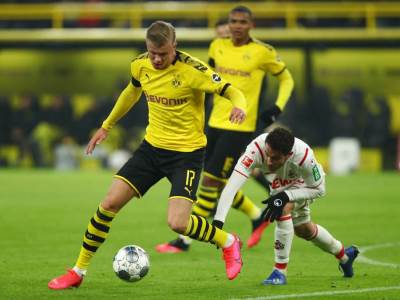  Borusija Dortmund - Keln 5:1, Erling Holand dva gola Norveška, Bundesliga 