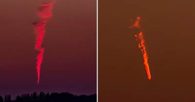  Velika Britanija - misteriozni plamen na nebu 
