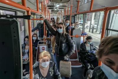  Korona virus Beograd GSP maske 