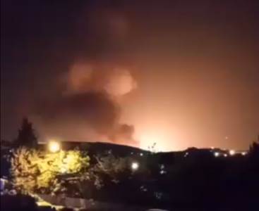 Iran eksplozija gas vojna baza 