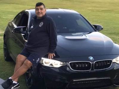  Maradona automobil BMW policijska sirena rotacija (VIDEO) 