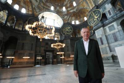  Aja Sofija džamija Redžep Tajip Erdogan 