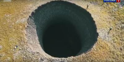  Sibir džinovska rupa u ledu klimatske promene video 