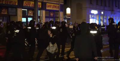  Nemačka Lajpcig protesti video 