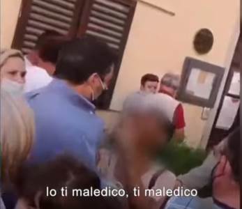   Salvini crnkinja napad italija video 