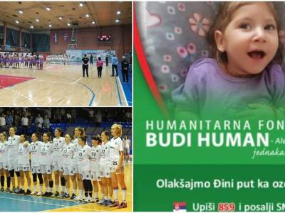  Budi human akcija Za Đinu ŽKK Vrbas ŽKK Partizan humanitarna utakmica 