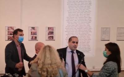  Miša Vacić Centar za kulturnu dekontaminaciju upao na izložbu incident video 