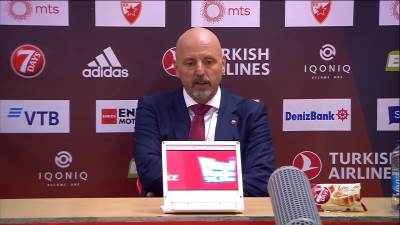  Crvena zvezda Žalgiris 69:75 izjava Saša Obradović kritikovao igrače 
